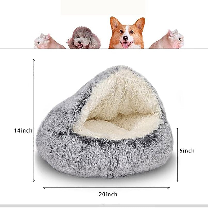 Soft Plush Cave Bed